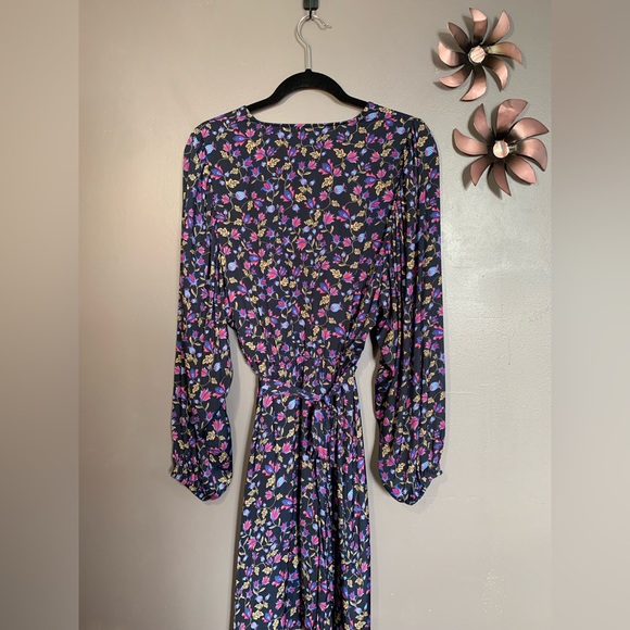 Banana Republic Long Sleeve Midi Dress Size Large - Picture 5 of 5